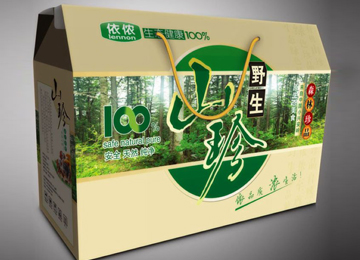 野山菌包装盒  郑州野山菌包装盒  依农野山菌包